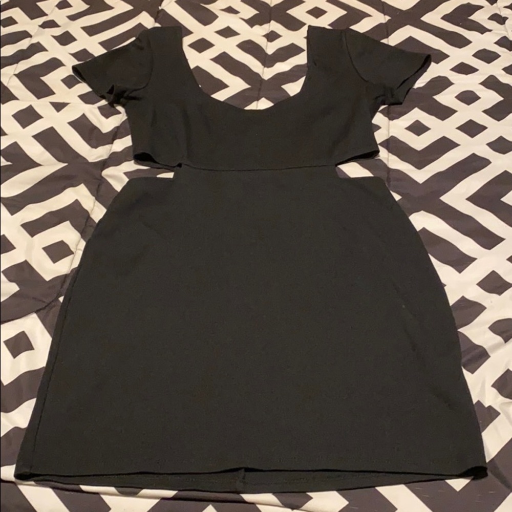 Blck Dress W/ Cutout Sides